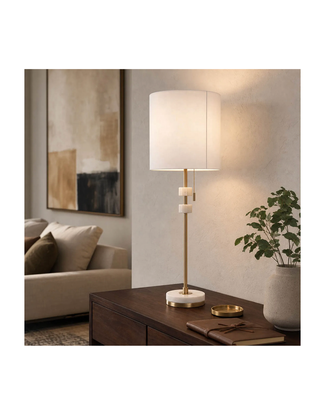 FLOYD GOLD BUFFET LAMP