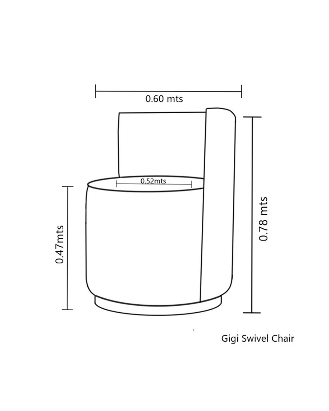 GIGI SWIVEL CHAIR