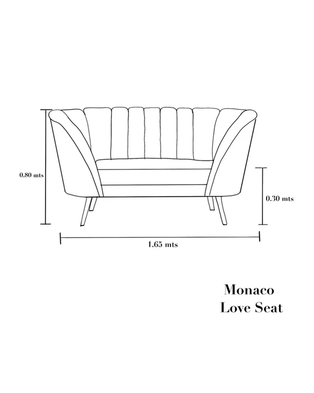 MONACO LOVE SEAT