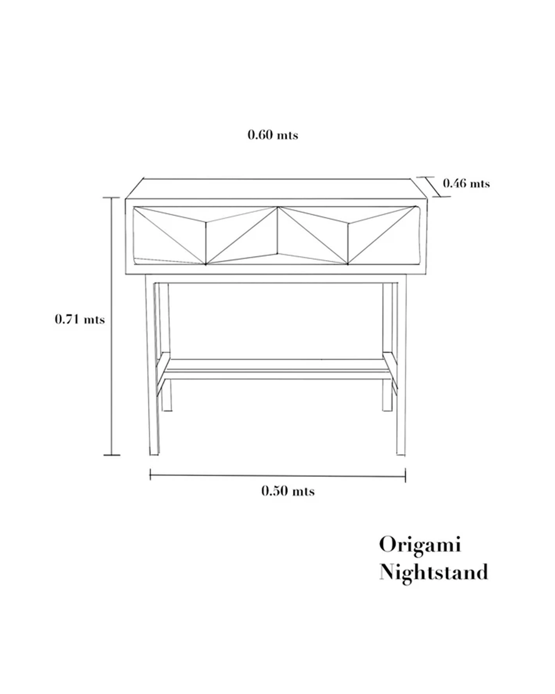 ORIGAMI NIGHSTAND