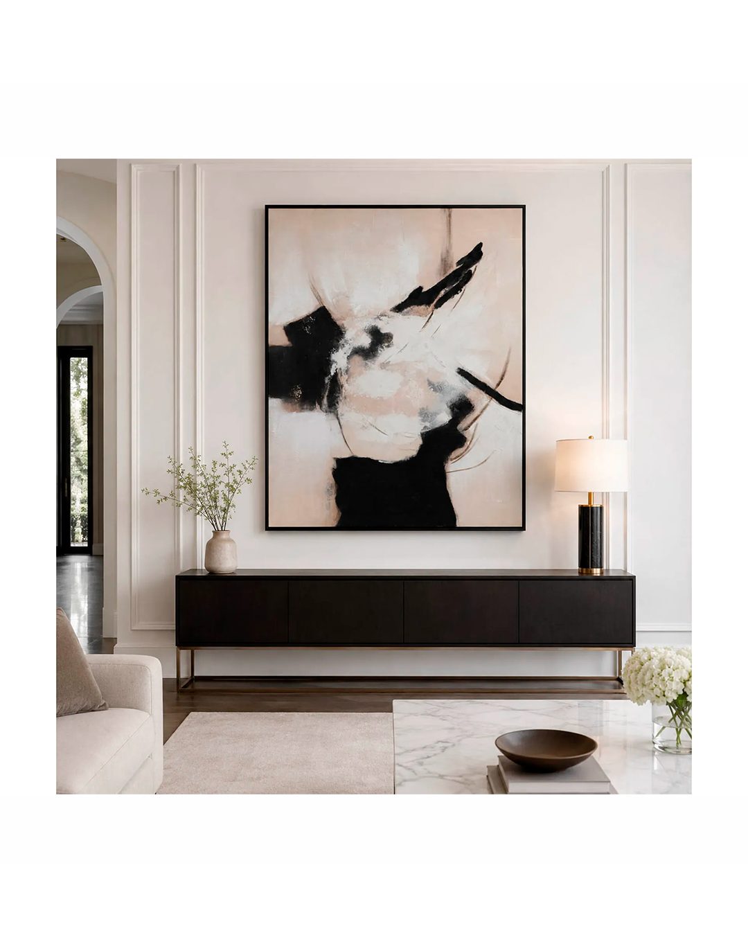 UZIMA HANDPAINTED WALL ART