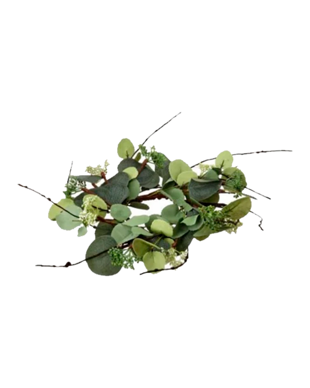 MIX SEEDED EUCALYPTUS CANDLERING 4.5" ID / -40%