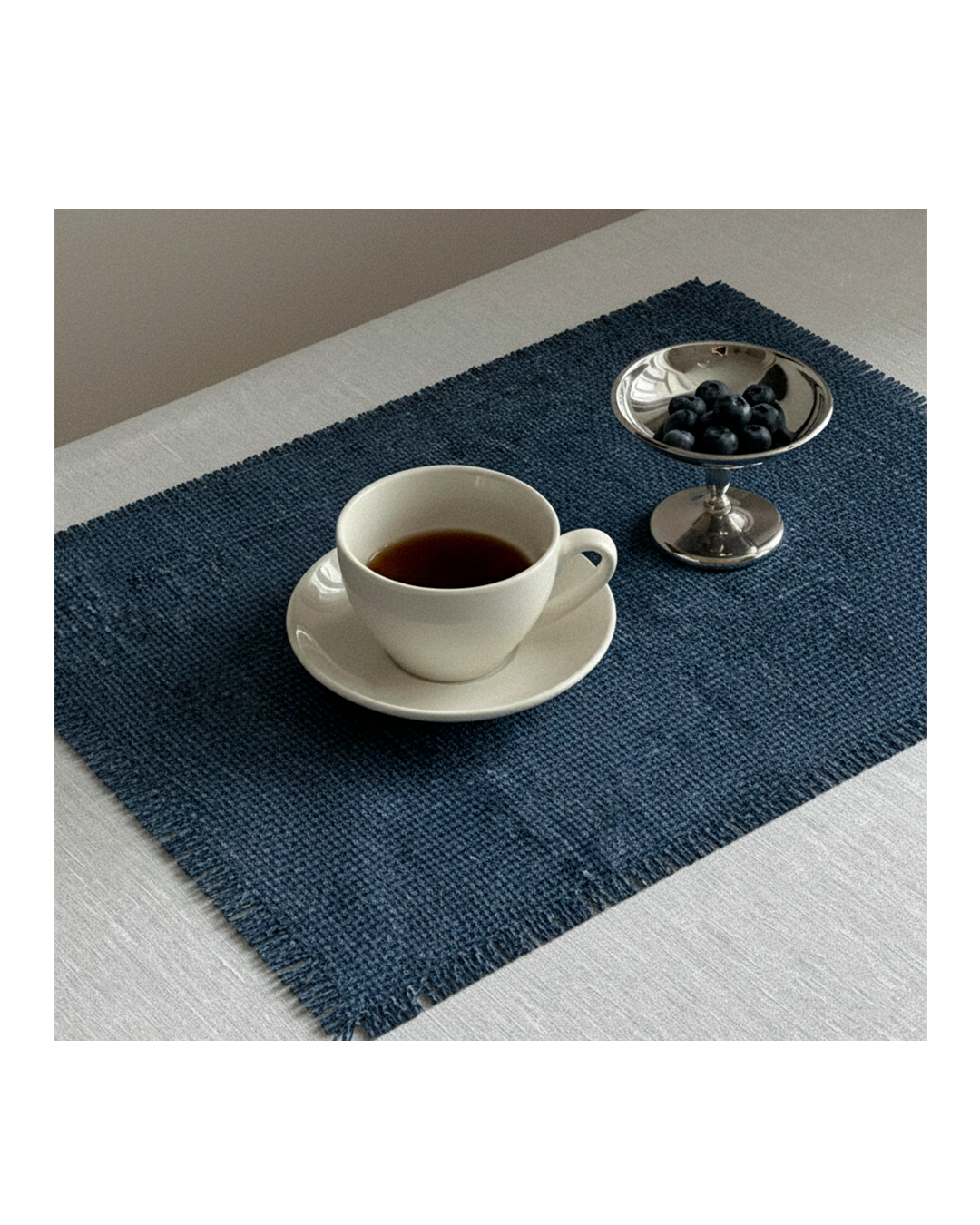 SET DE 4 INDIVIDUALES LEGACY DEEP BLUE
