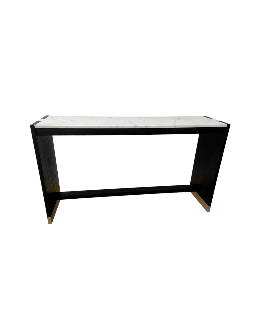 54'' WALKER ACACIA WOOD CONSOLE, BLACK