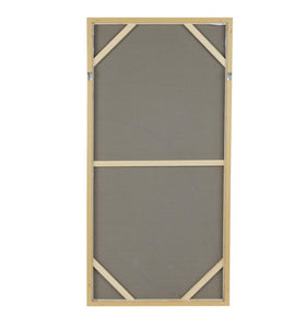 WHITE CANVAS GEOMETRIC ART DECO
