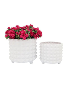 12" SPIKEY FOOTED PLANTER