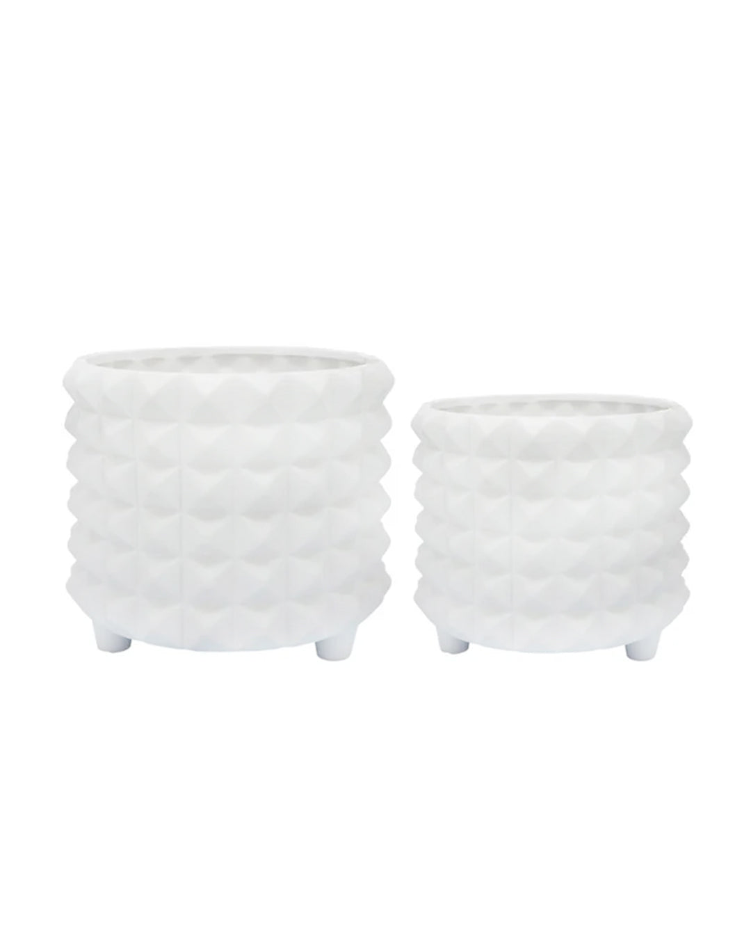 12" SPIKEY FOOTED PLANTER