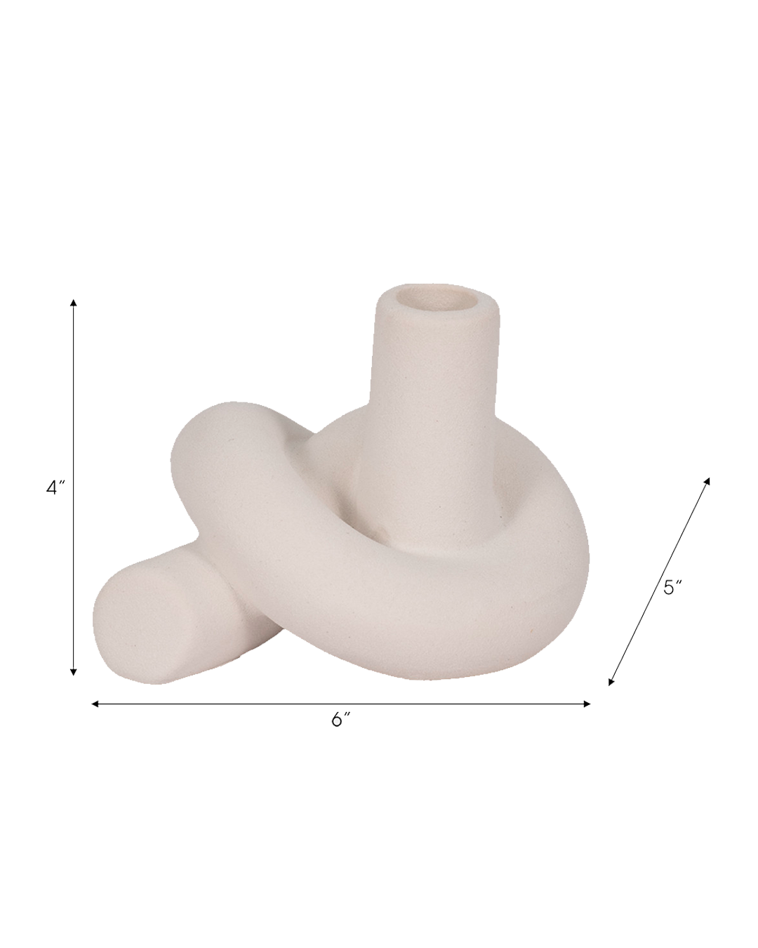 TEXTURED KNOT TAPER HOLDER