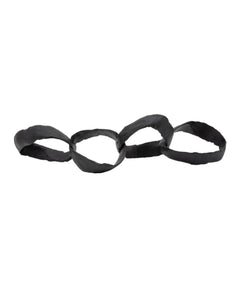 24" METAL RING CHAINS, BLACK