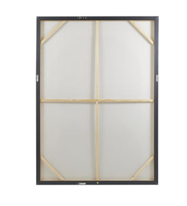 CREAM CANVAS ABSTRACT FRAMED WALL ART, 47" X 2" X 65"