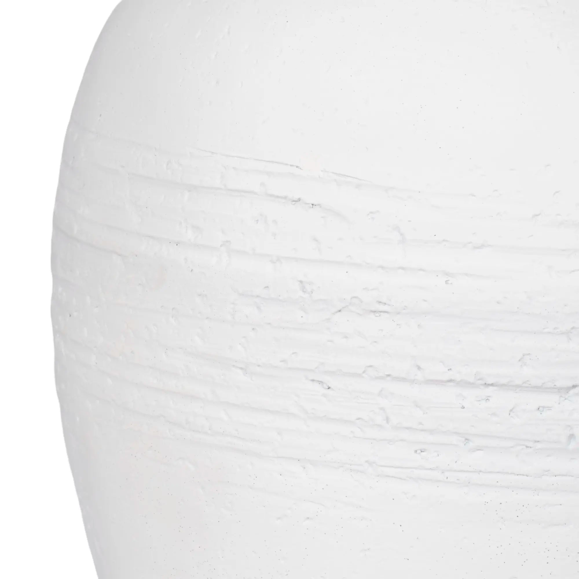 ARTISAN JUG TABLE LAMP TAPERED SHADE, WHITE / BEIGE 27''