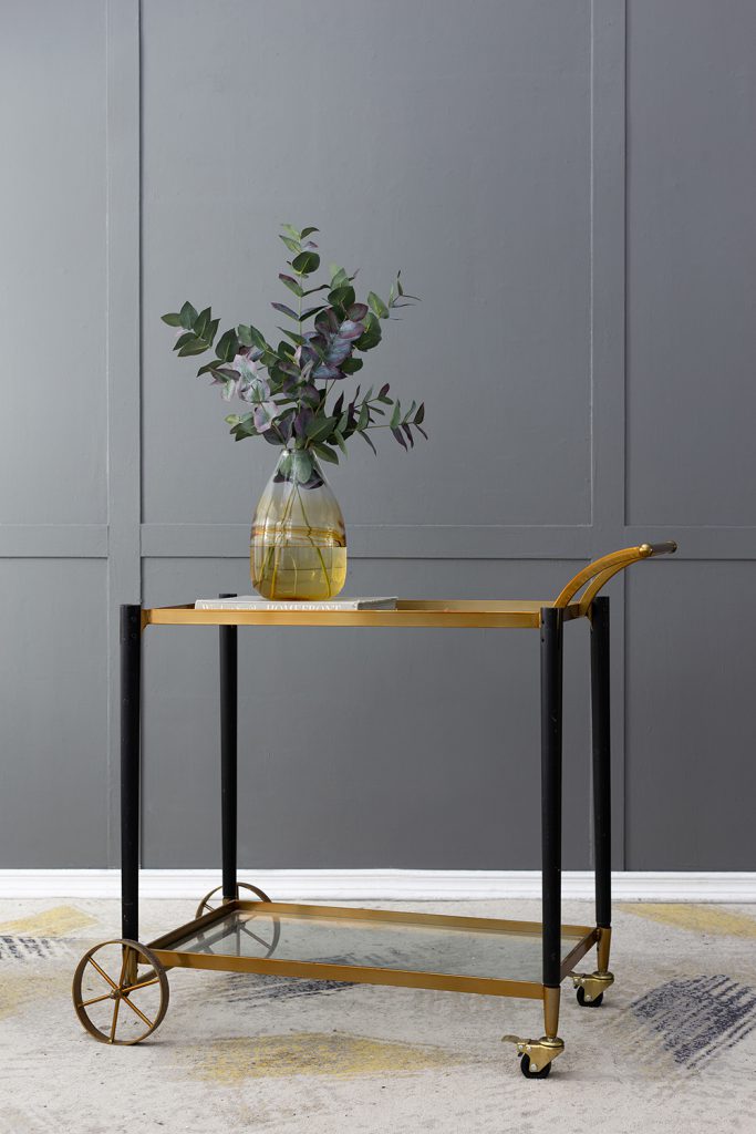 CLASSIC CHIC GOLD SERVING CART