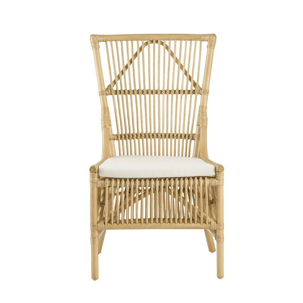RATTAN CHAIR LOW ARM REST / - 50%