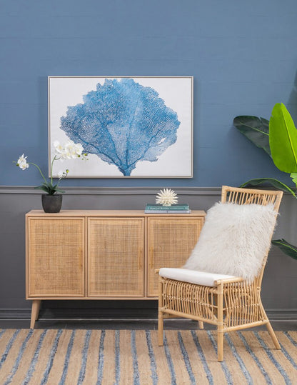 RATTAN CHAIR LOW ARM REST / - 50%