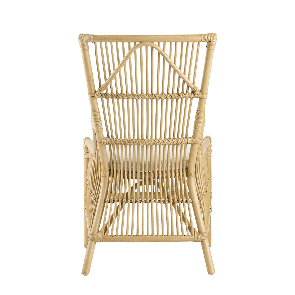 RATTAN CHAIR LOW ARM REST 