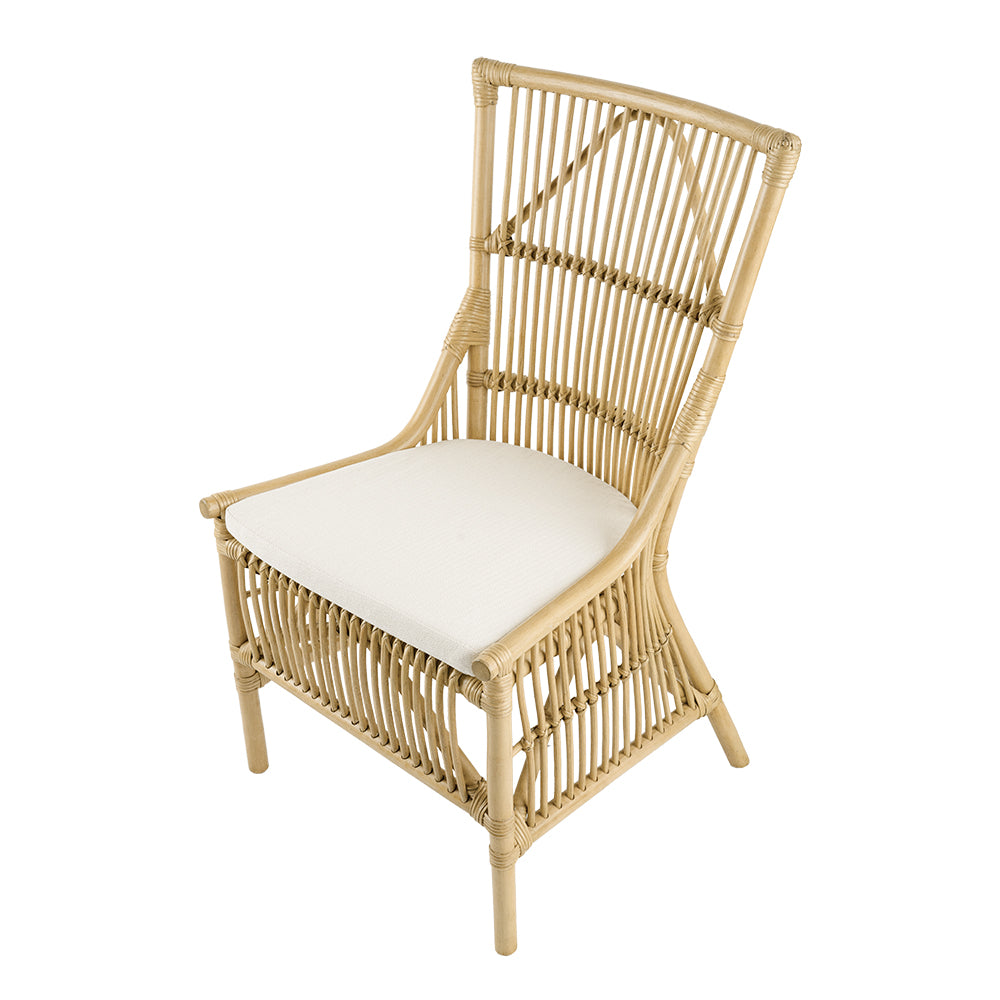 RATTAN CHAIR LOW ARM REST 