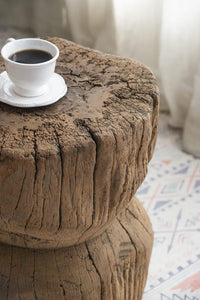 ANTIQUE ROUND STOOL