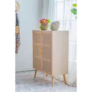 Wooden Accent Cabinet with Two Doors