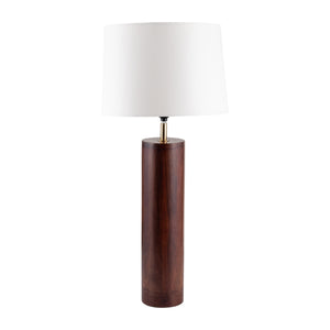 WOOD CLASSIC TABLE LAMP BROWN / -40%