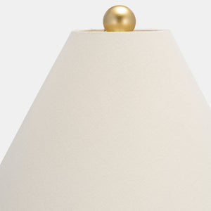 RESIN 21" TEXTURED TABLE LAMP, GOLD / -25%