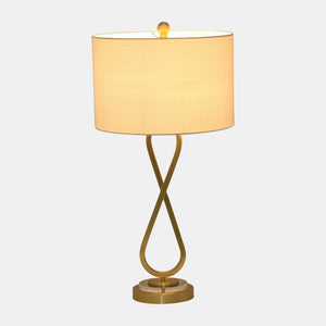 METAL INFINITY TABLE LAMP, GOLD / -25%