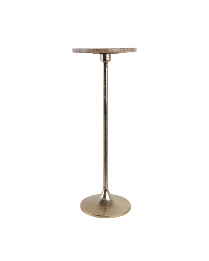 MARBLE TOP DRINK TABLE