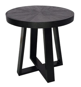 COFFEE TABLE 24" ROUND W/ CROSS LEG
