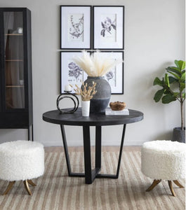 DINING TABLE ROUND 47" W/ CROSS LEG