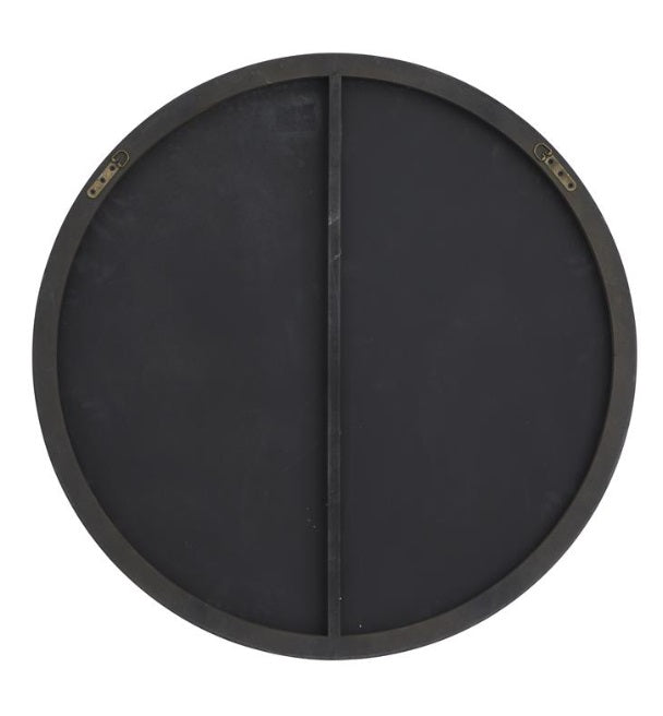 WOOD WALL MIRROR WITH THIN FRAME, 36" X 1" X 36"