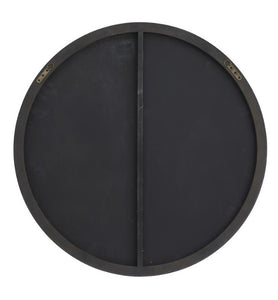 WOOD WALL MIRROR WITH THIN FRAME, 36" X 1" X 36"