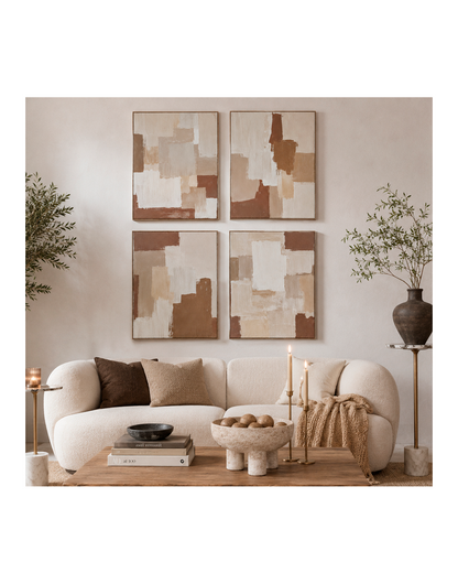 ALEXANDROS ACRYLIC FRAME HANDPAINTED WAL S/4