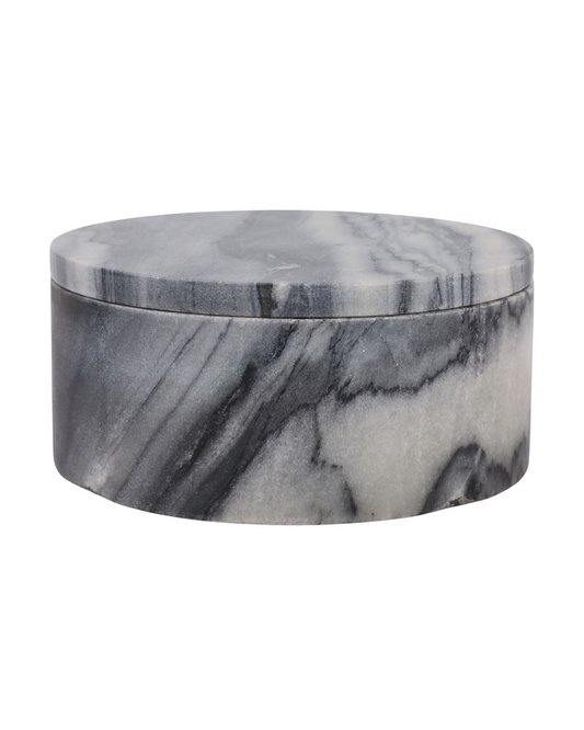 AMBER & OAK MARBLE STONE CANDLE
