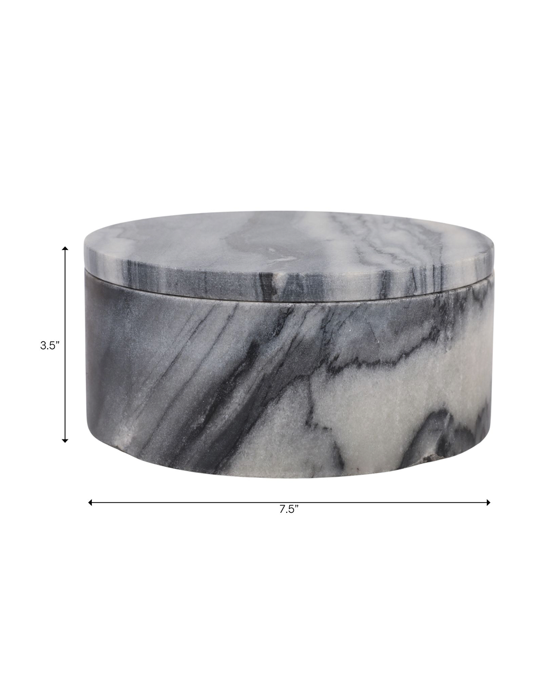 AMBER & OAK MARBLE STONE CANDLE