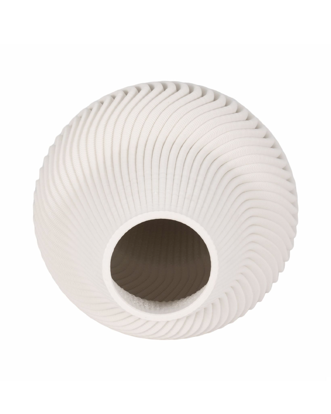 ANTILLES 3D PRINTED VASE IVORY / BEIGE