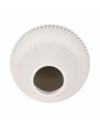 ANTILLES 3D PRINTED VASE IVORY / BEIGE