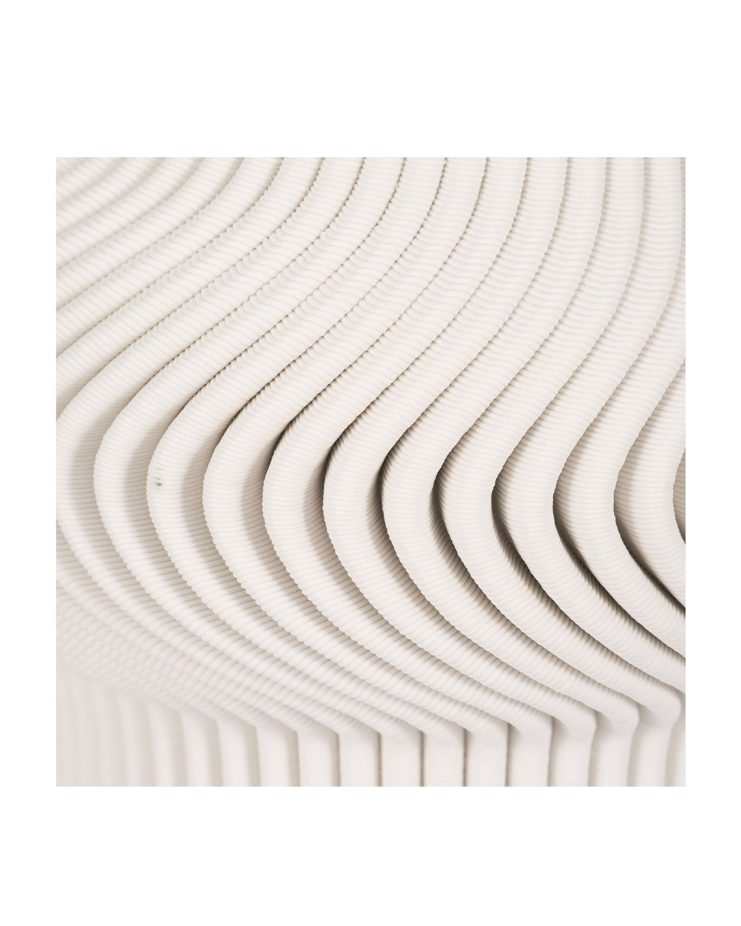 ANTILLES 3D PRINTED VASE IVORY / BEIGE