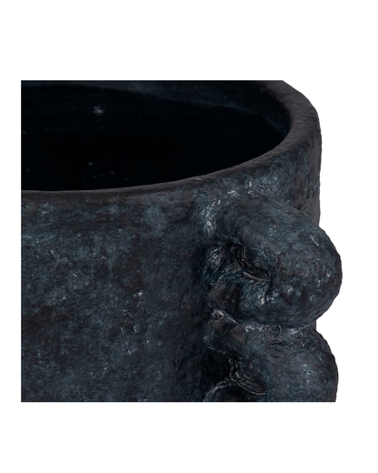 ARCH HANDLE PLANTER BLK
