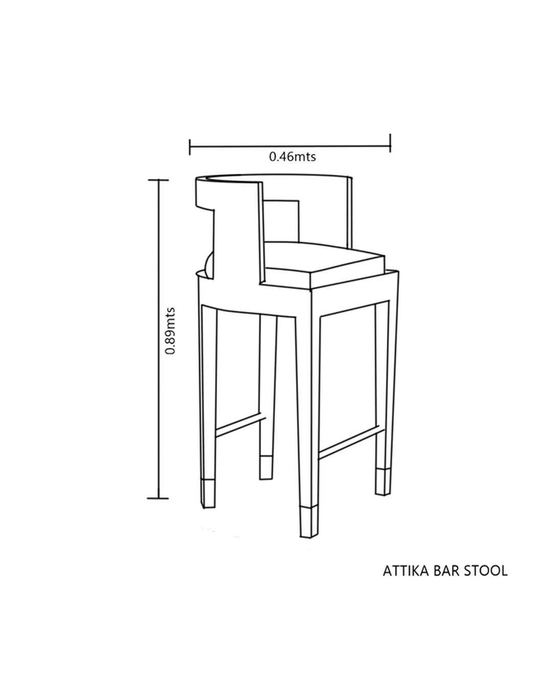 ATTIKA BAR STOOL