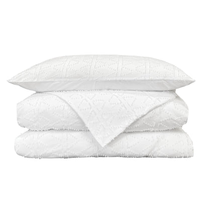 CLIPPED JACQUARD BALI DUVET COVER SET / -50%
