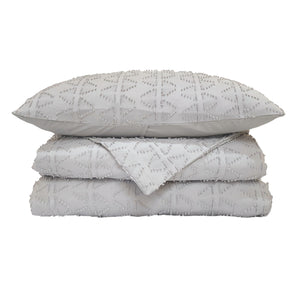 CLIPPED JACQUARD BALI DUVET COVER SET