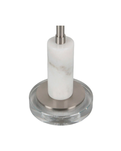 BARI SILVER MARBLE LAMP