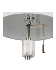 BARI SILVER MARBLE LAMP
