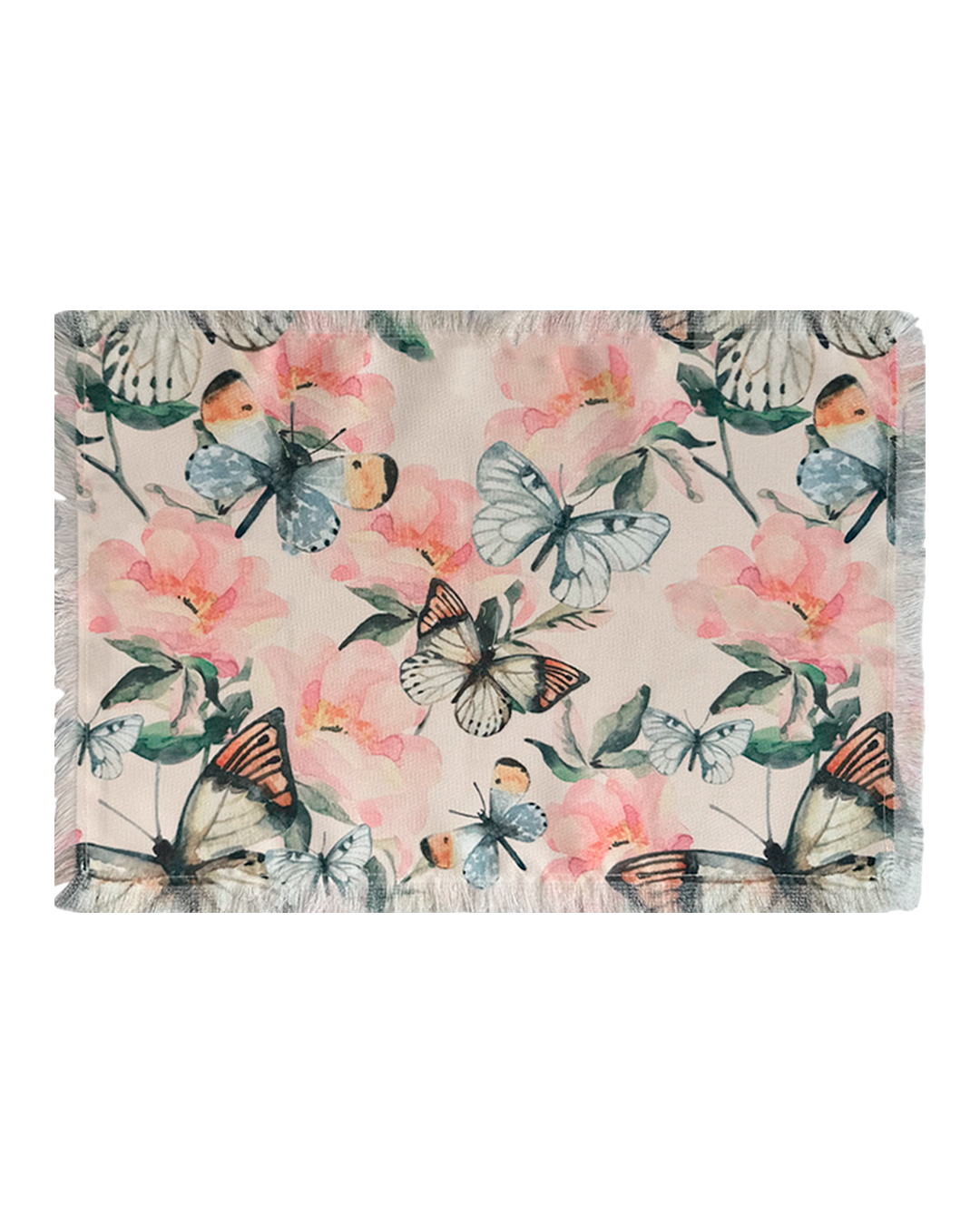 SET DE 4 INDIVIDUALES SOFIMON FRINGED