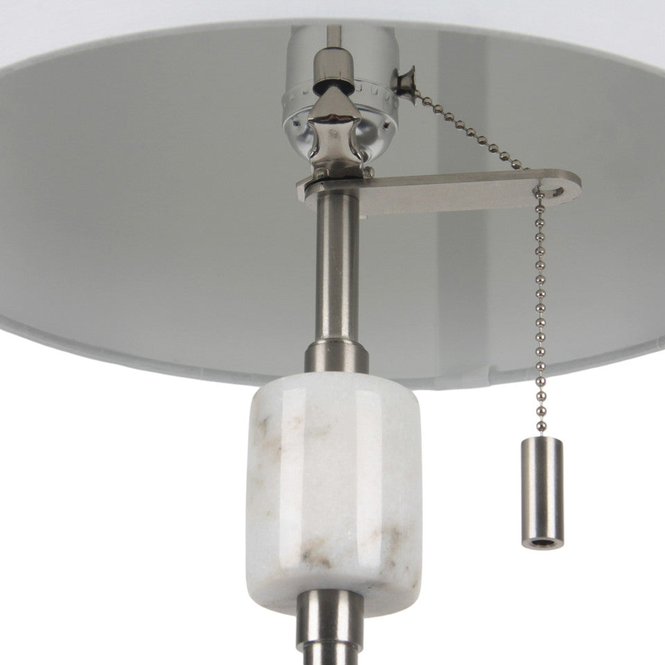 BARI SILVER MARBLE LAMP / -25%