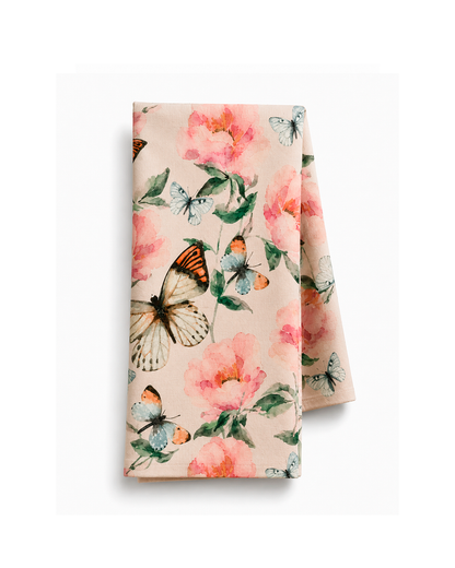 SET DE 4 SERVILLETAS BUTTERFLY GARDEN