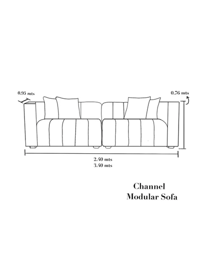 CHANNEL MODULAR SOFA