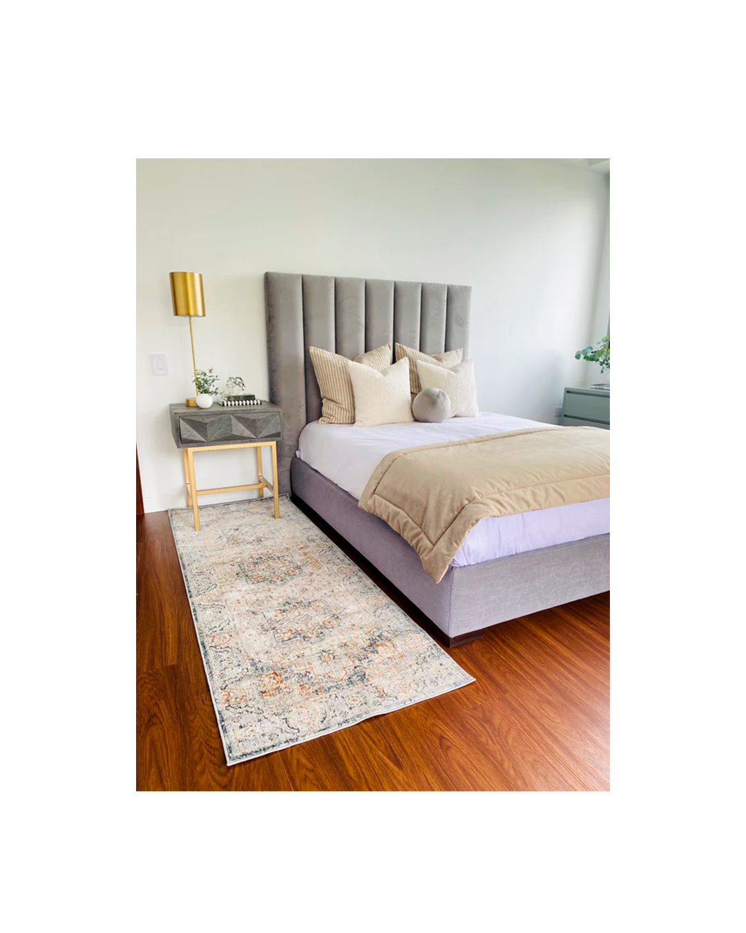 CHANNEL TUFTED HEADBOARD 9"