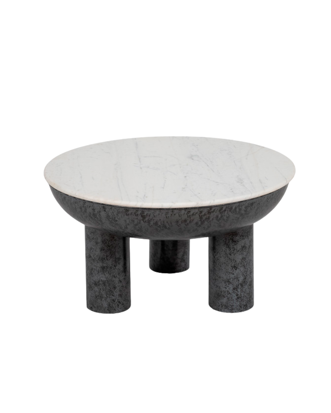 CHUNKY LEG COFFE TABLE MARBLE TOP