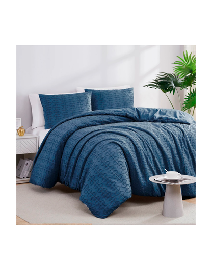 CLIPPED JACQUARD BALI DUVET COVER SET / -50%