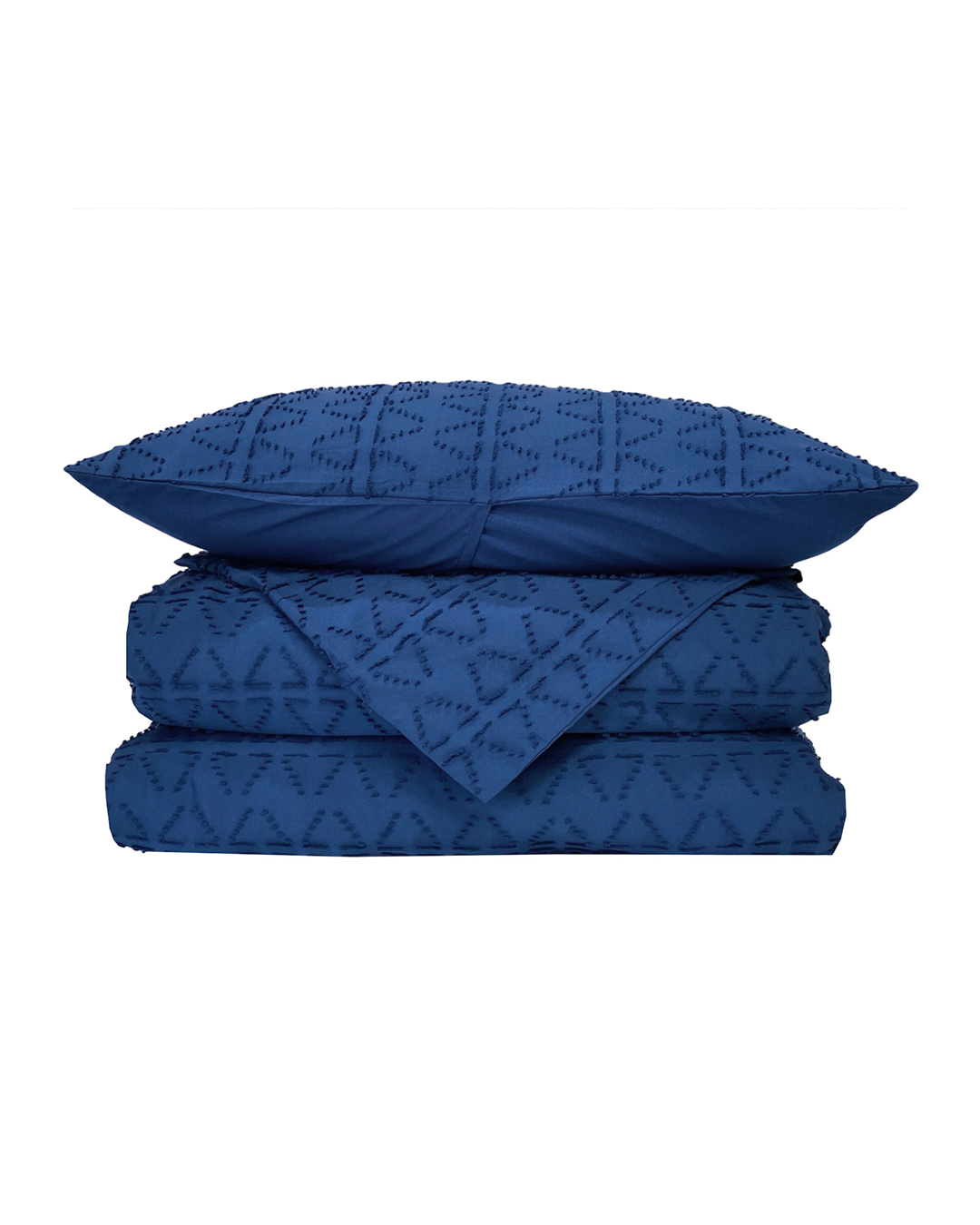 CLIPPED JACQUARD BALI DUVET COVER SET / -50%